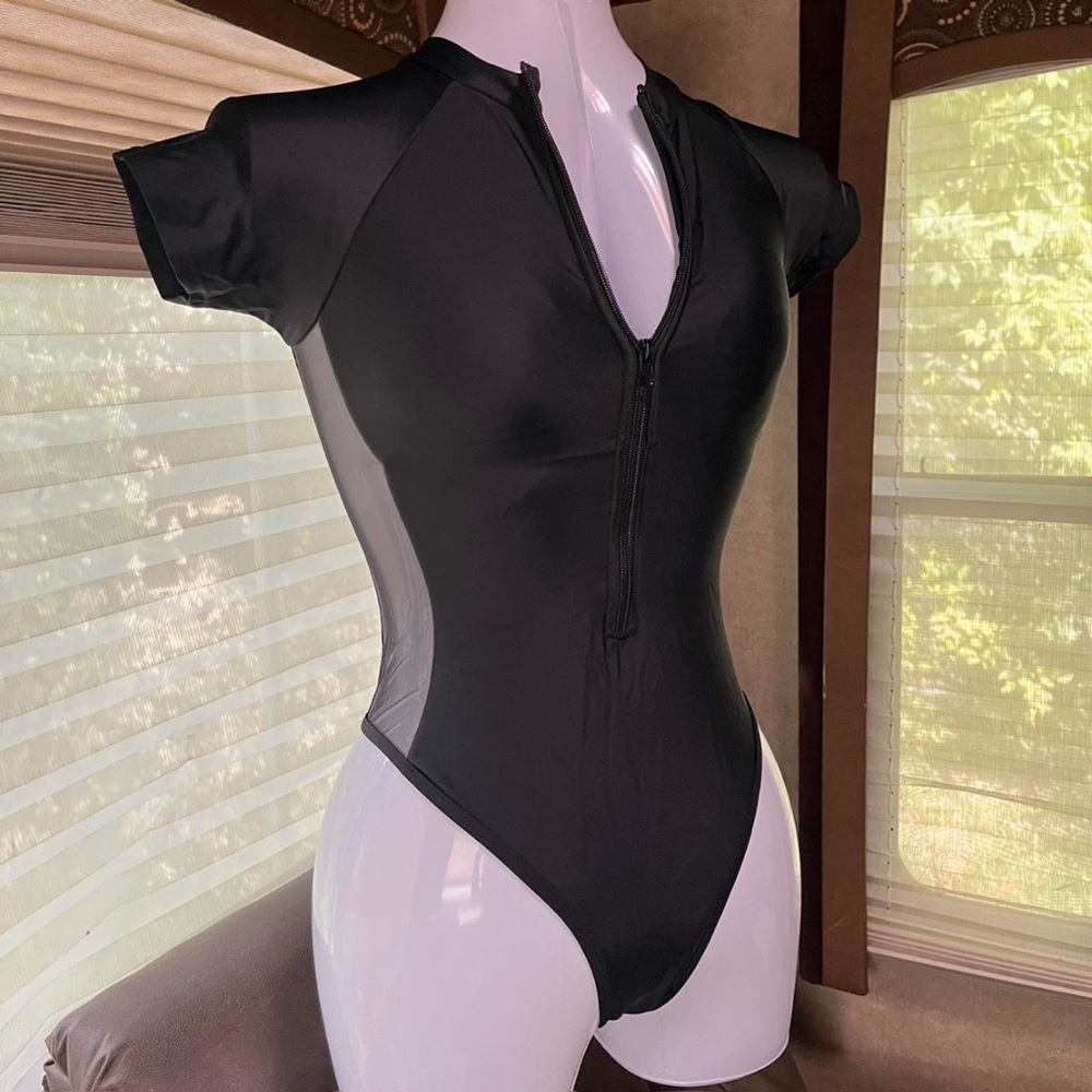 Brand New Black One Piece Swimsuit - Picture 3 of 5